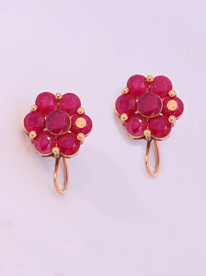 Ruby Earrings