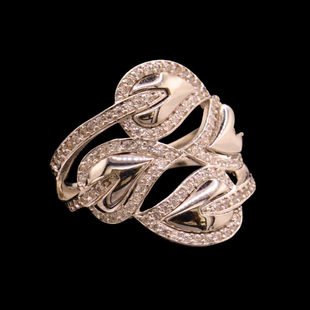 18K White Gold Ring