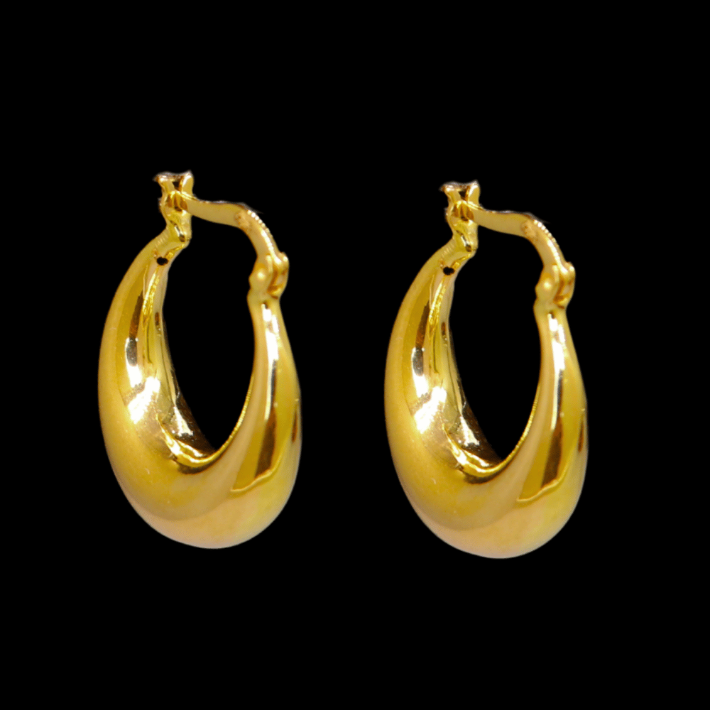 21K Gold Earrings   