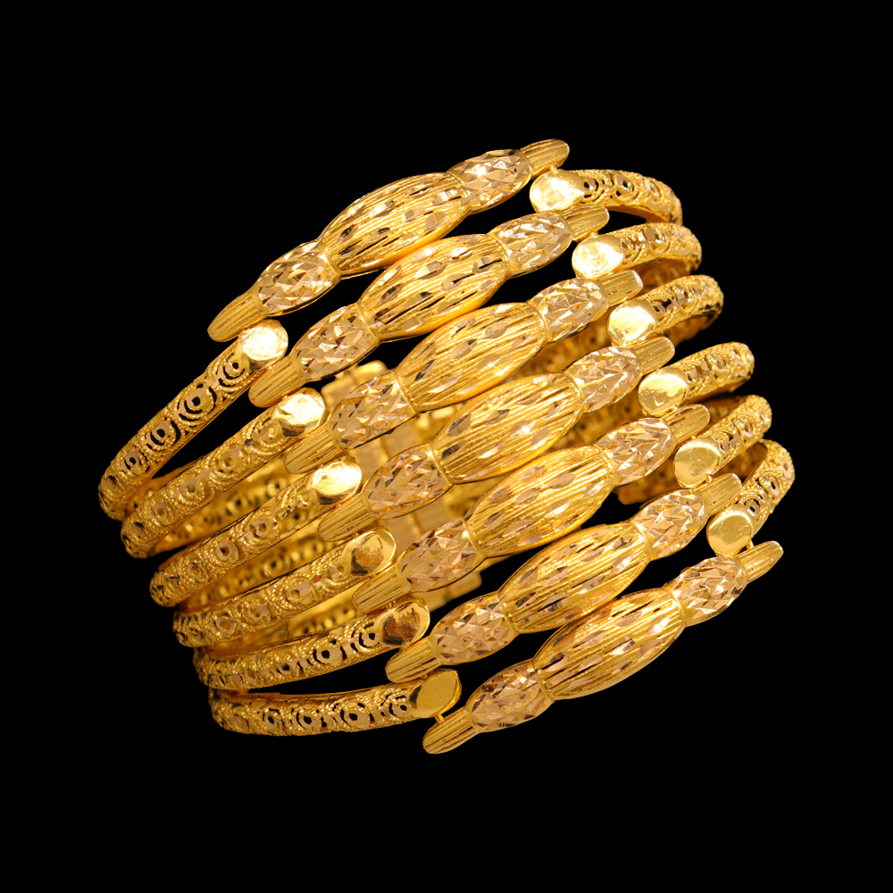 21K Gold Bangle Bracelet  