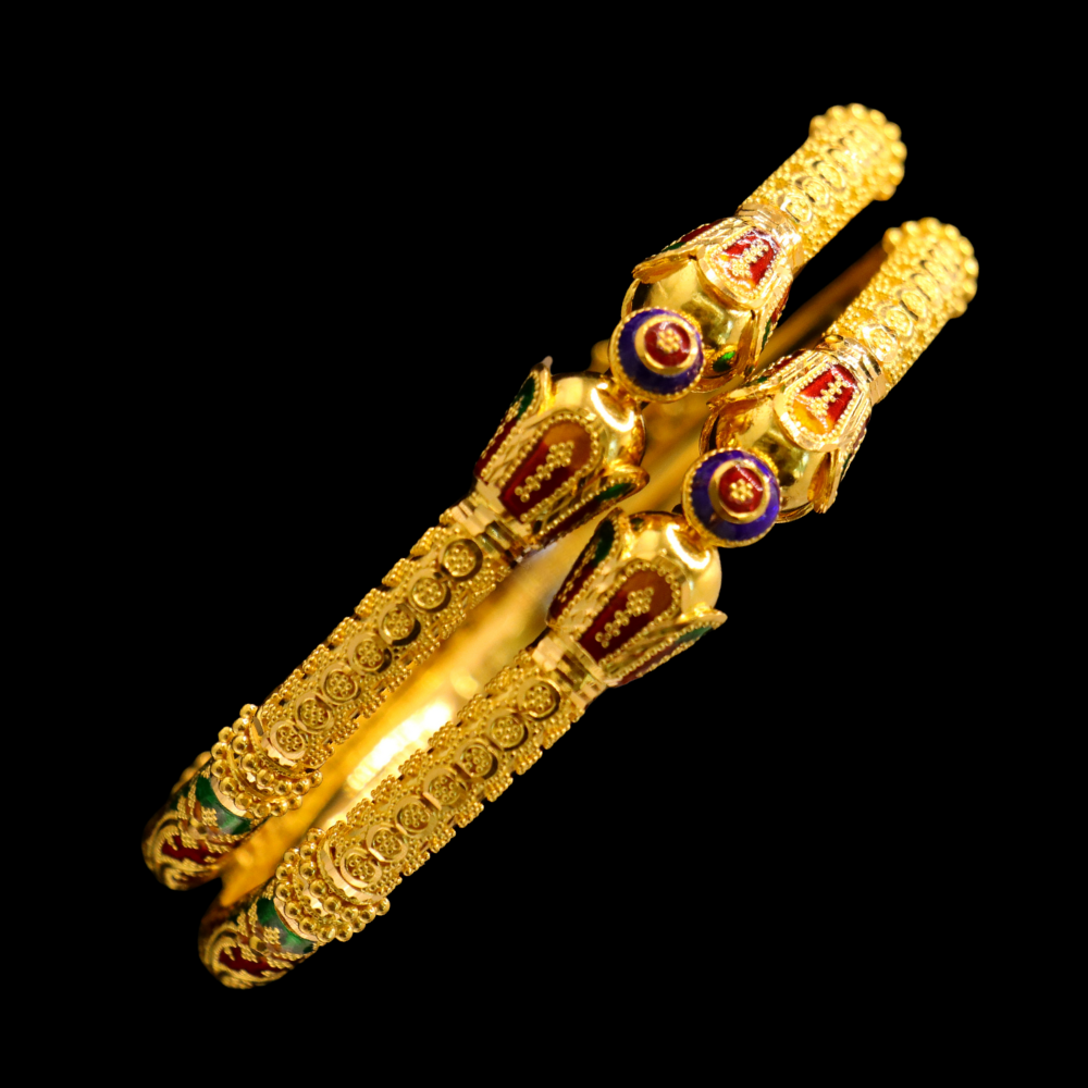 22K Gold Bangle Bracelet
