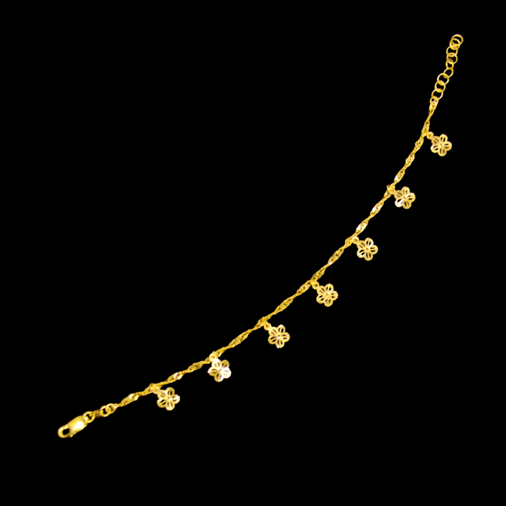 21K Gold Anklet