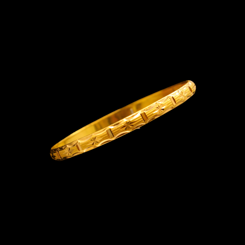 21K Gold Bangle Set OF 1 (S) 