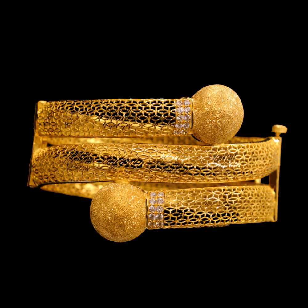 21K Gold Bangle Bracelet