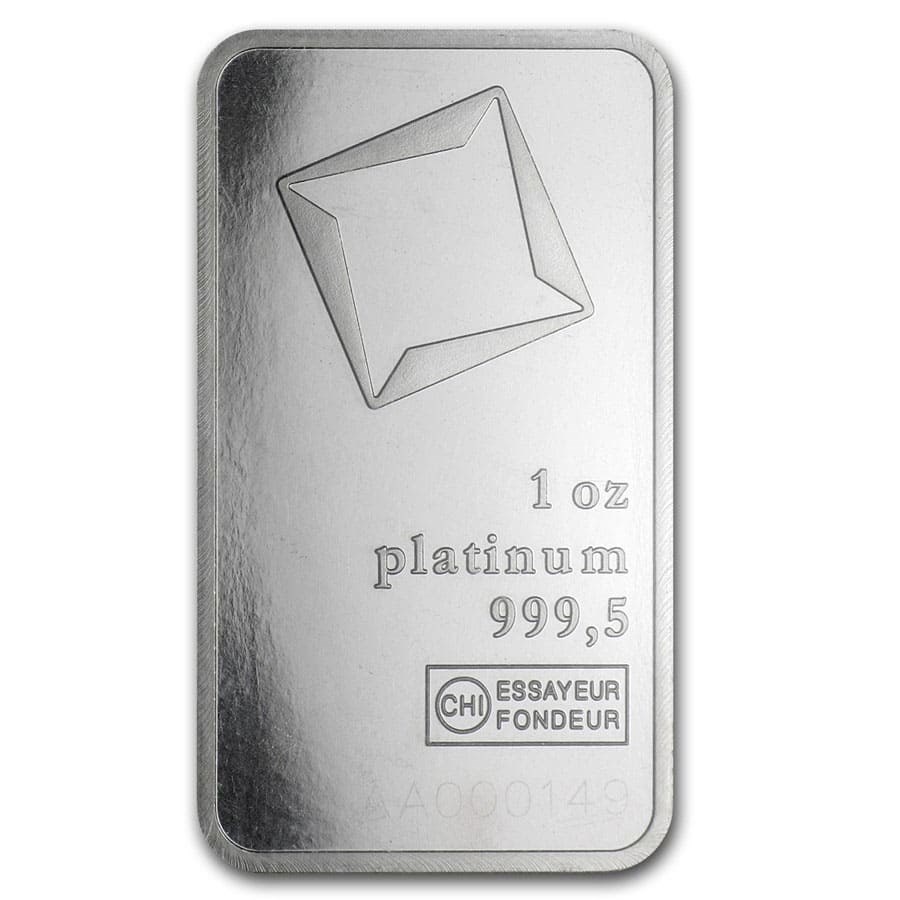 Valcambi 1 oz Platinum Bar 