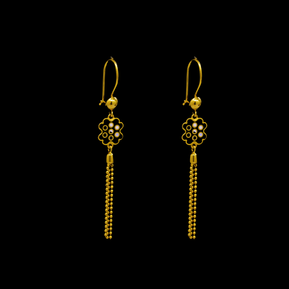 21K Gold Earrings   