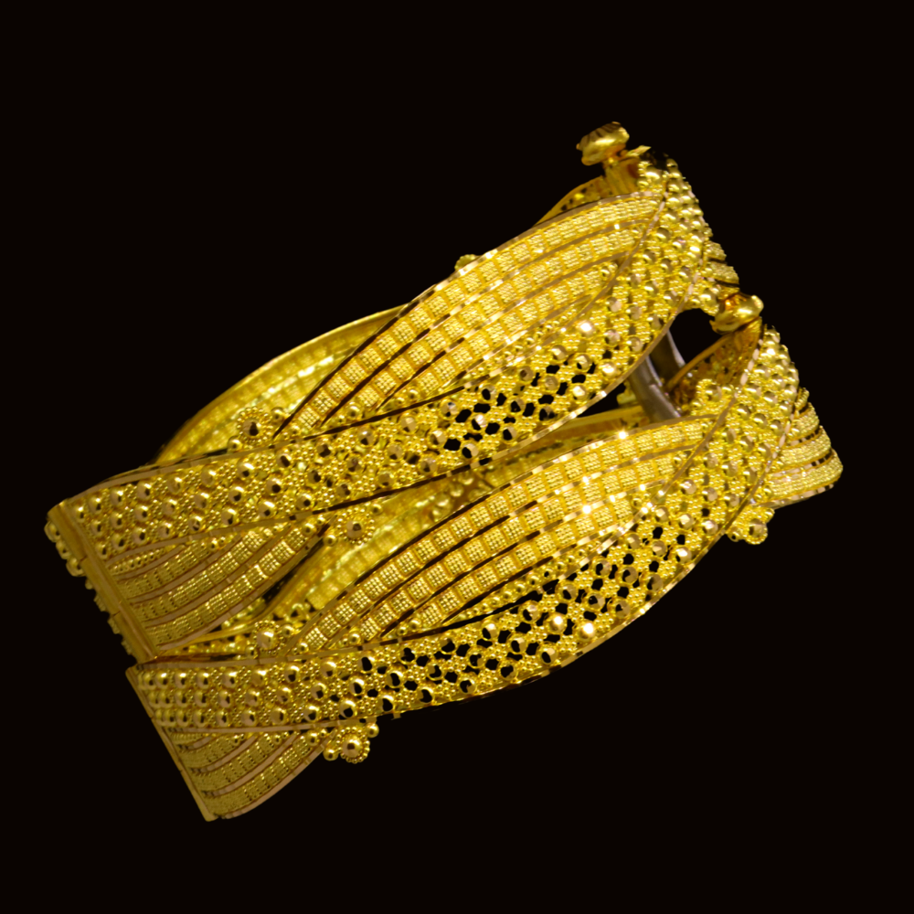 22K Gold Bangle Bracelet