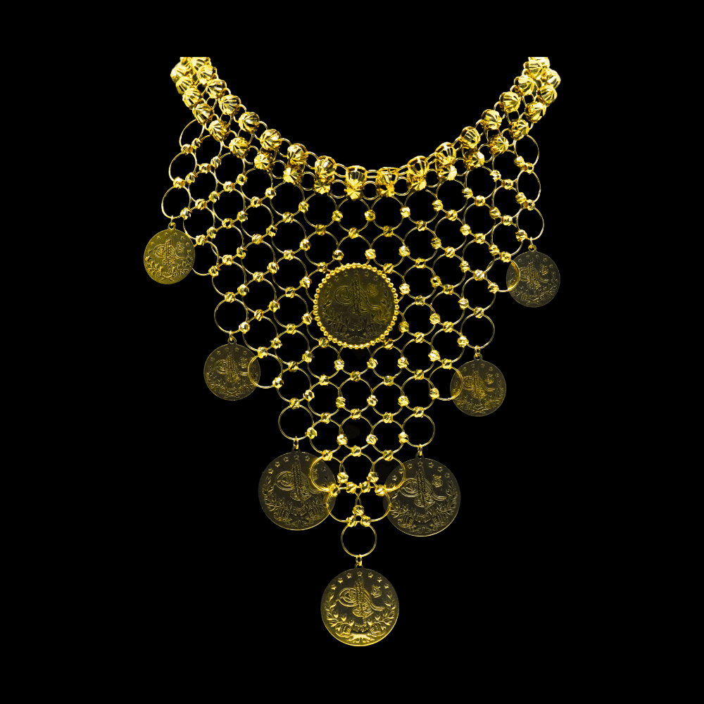 21K Gold Choker Necklace