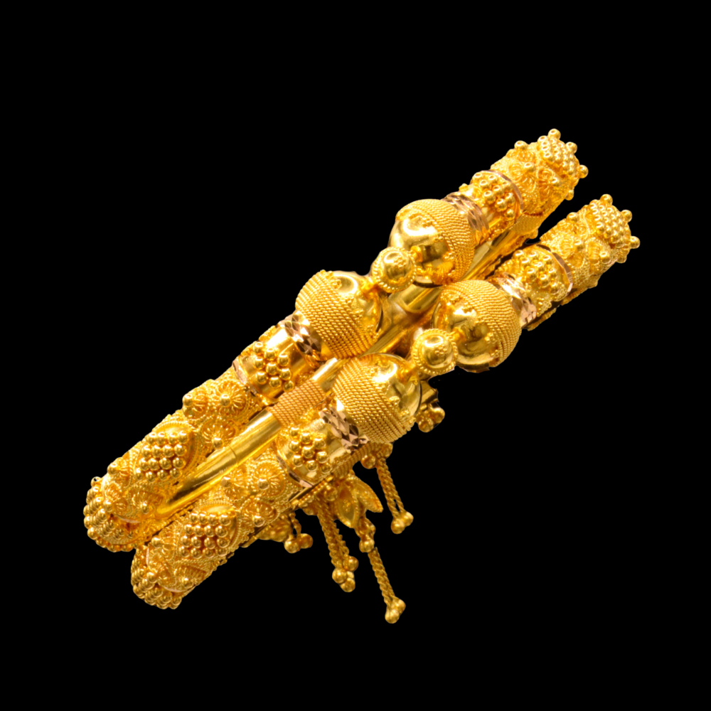 21K Gold Bangle Bracelet