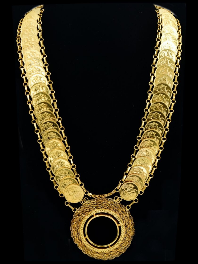 21K Gold Coin Necklace