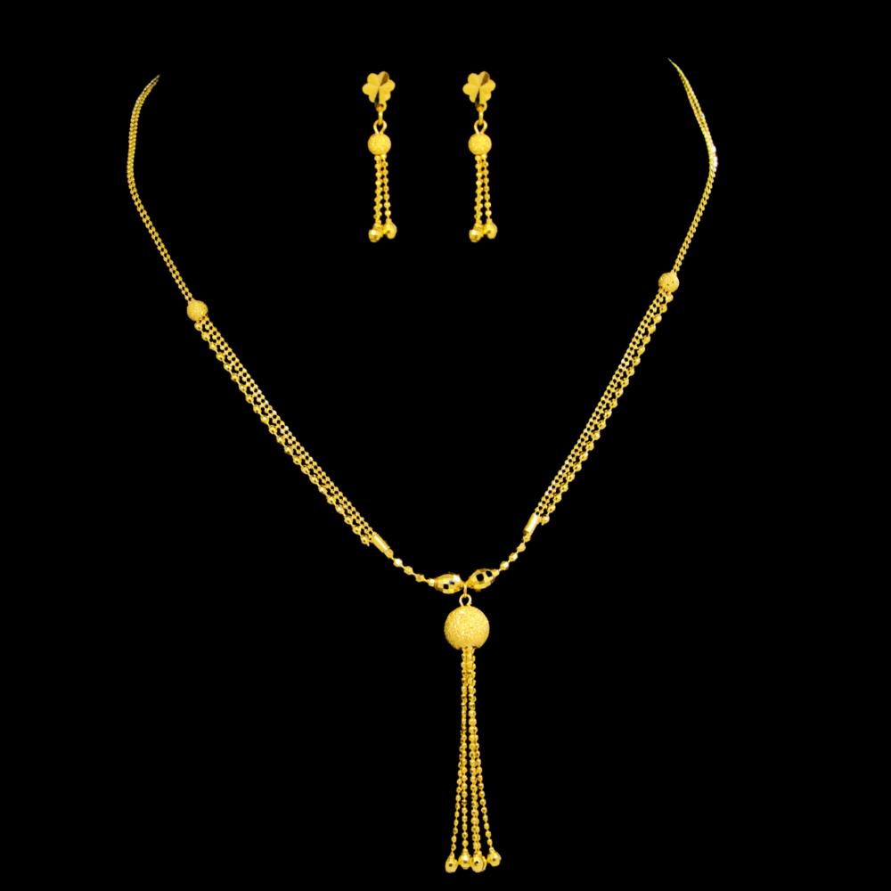 22K Gold Necklace Set