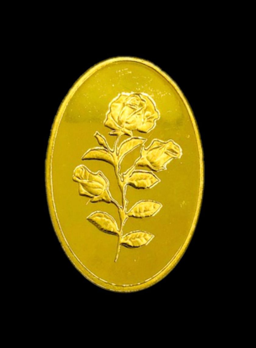 24K Oval Ounce  24K Gold Ounce 