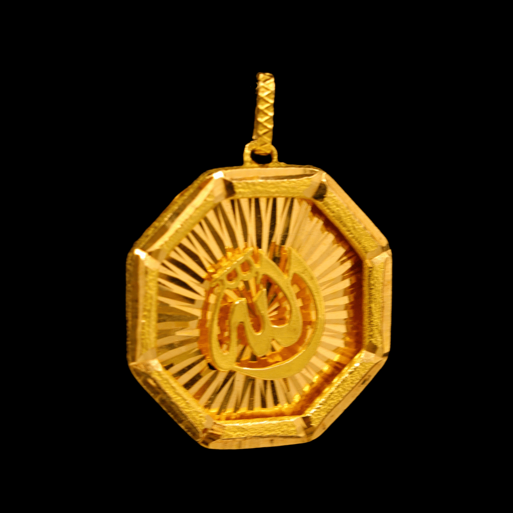 21K Gold Pendant 