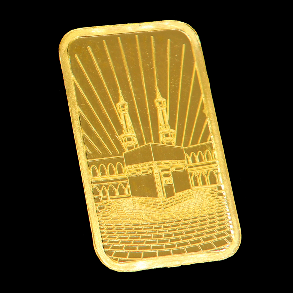 24K Gold Al Kaaba Half Ounce Made By Yasini
