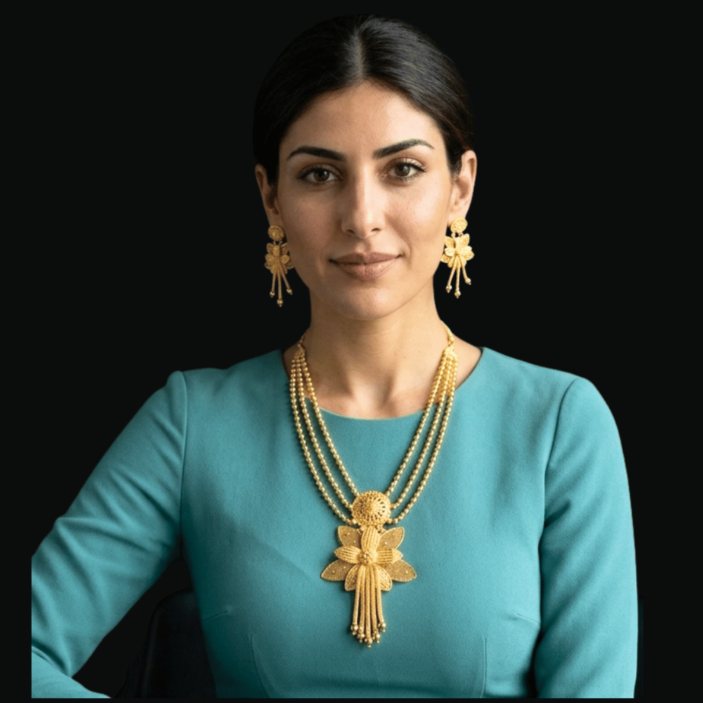 22K Gold Necklace Set