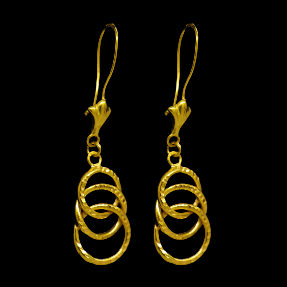 21K Gold Earrings