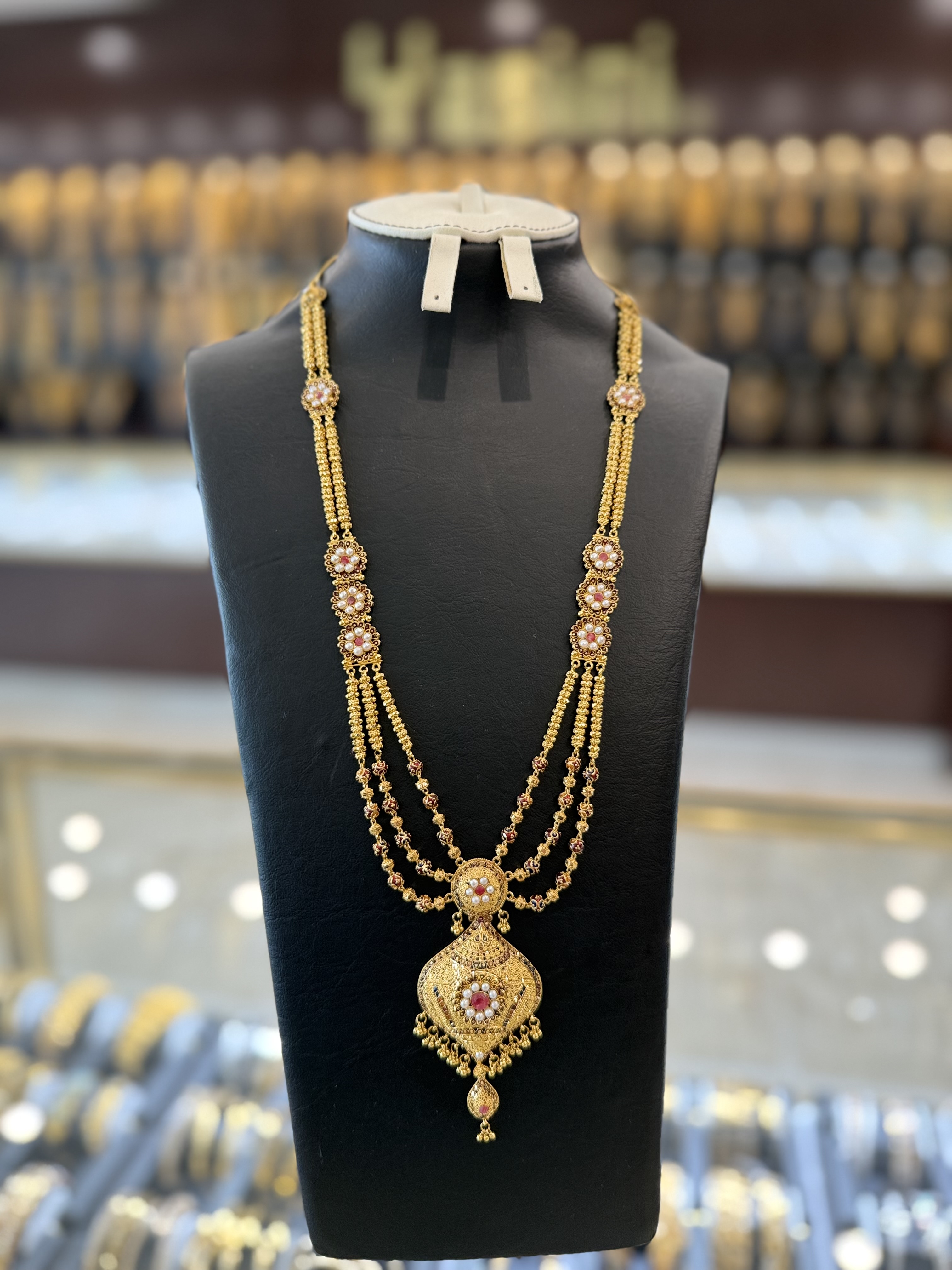 22K Gold Necklace Set 