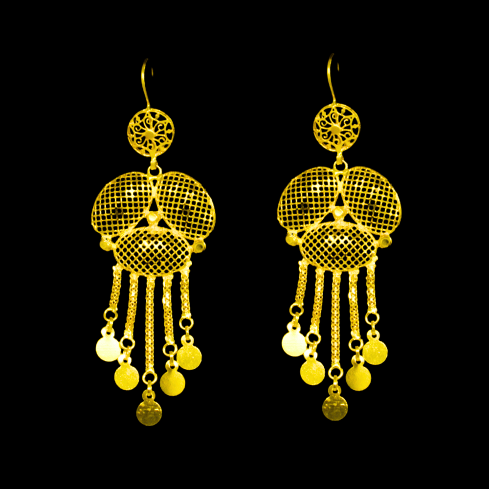 21K Gold Earrings