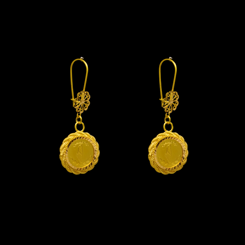 21K Gold Earrings