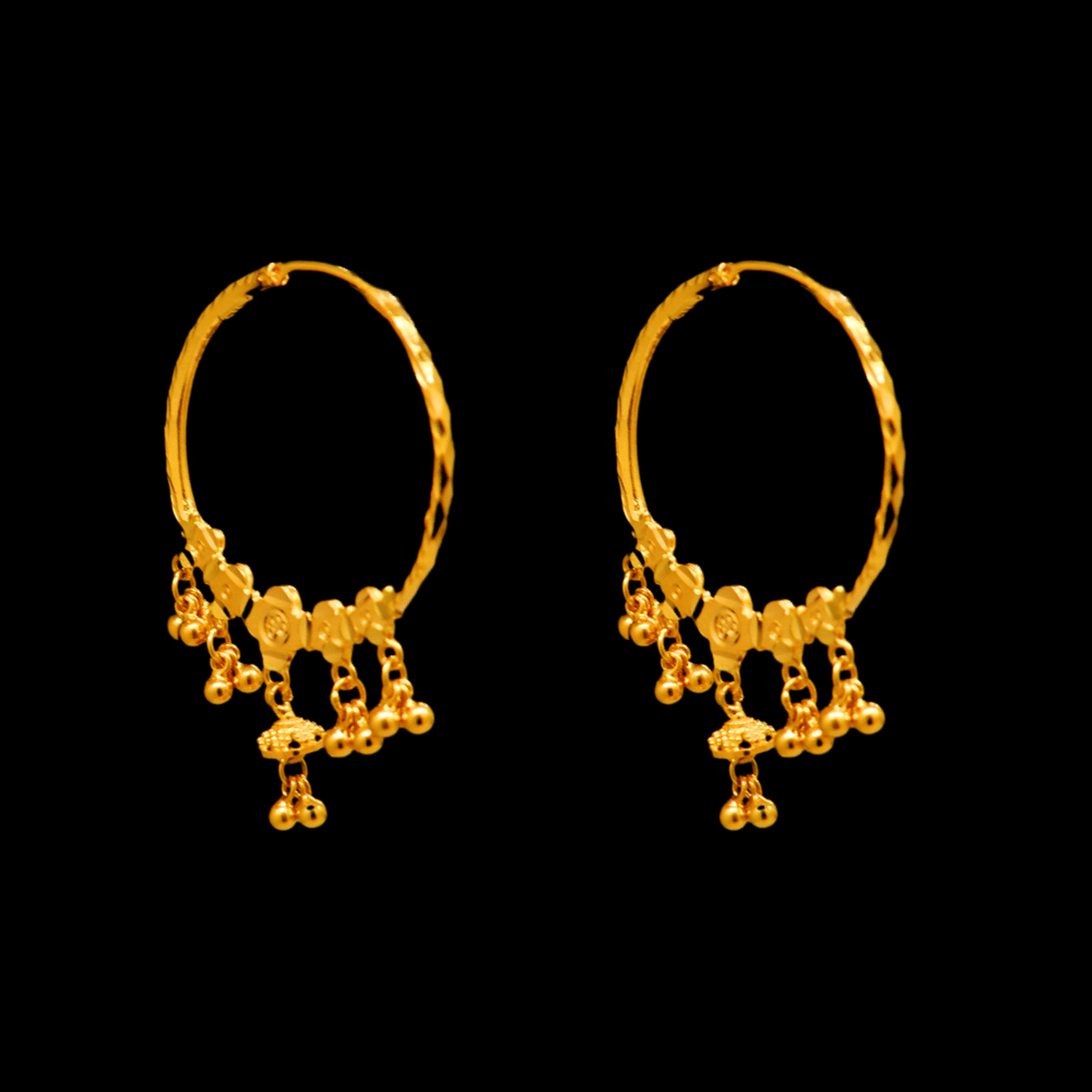 22K Gold Earrings       