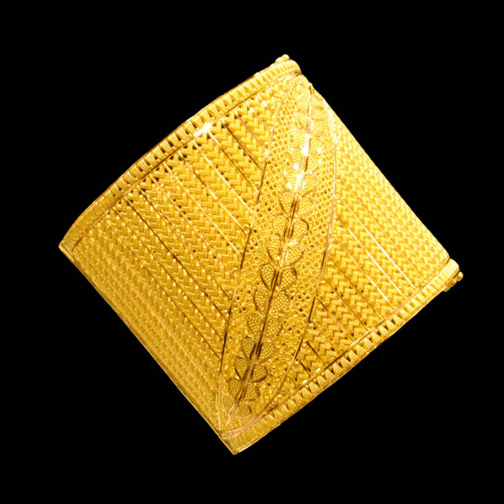 22K Gold Bangle Bracelet
