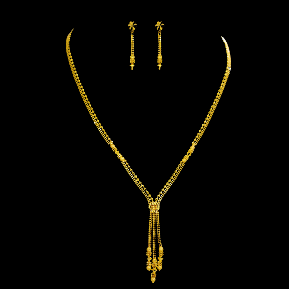 22K Gold Necklace Set | SW27413