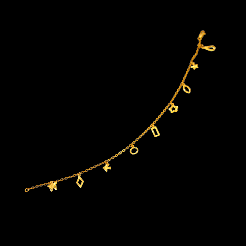 21K Gold Anklet