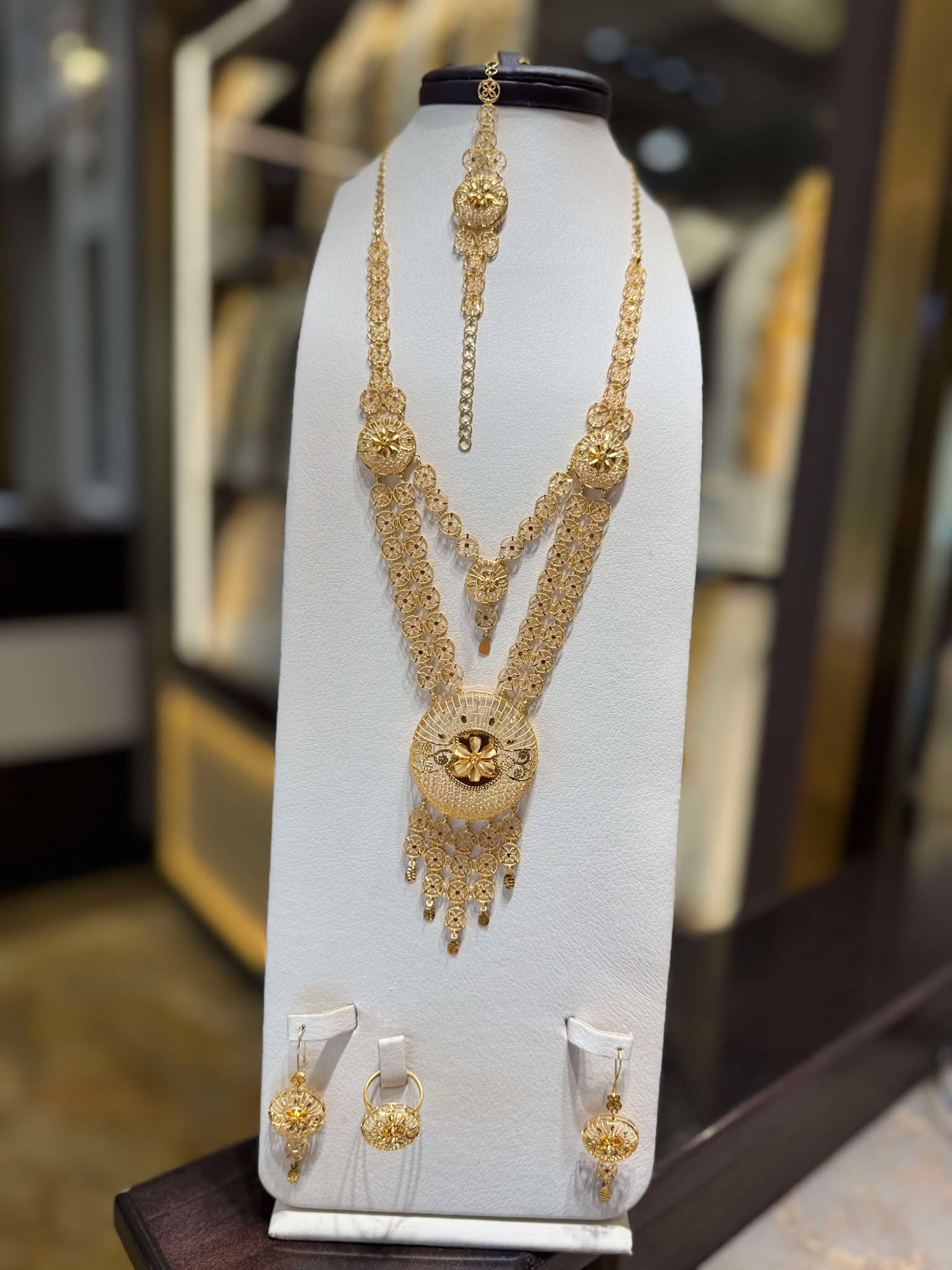 21K Gold Necklace Set 