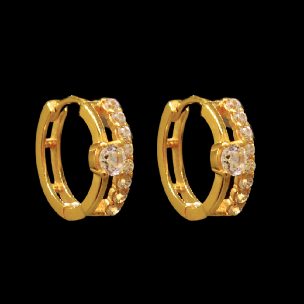 21K Gold Drop Earrings - SW33401, style SW33401