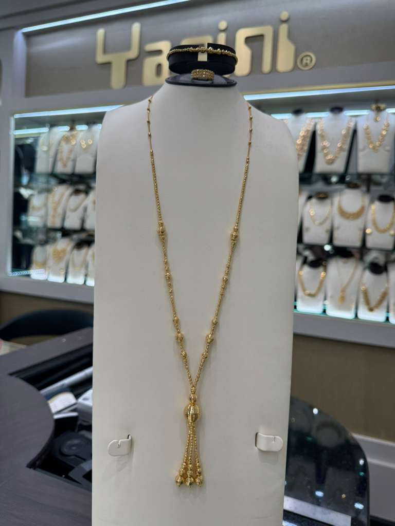 21K Gold Necklace Set  