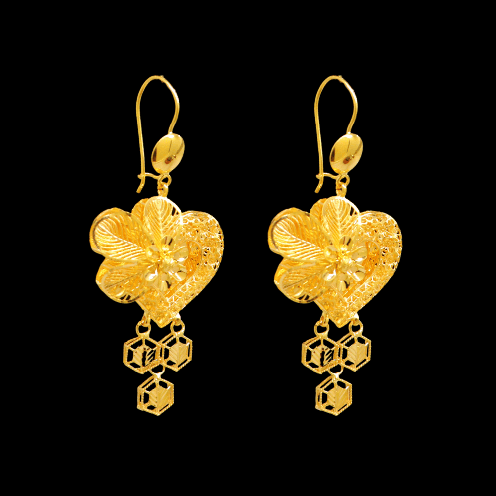 21K Gold Earrings    