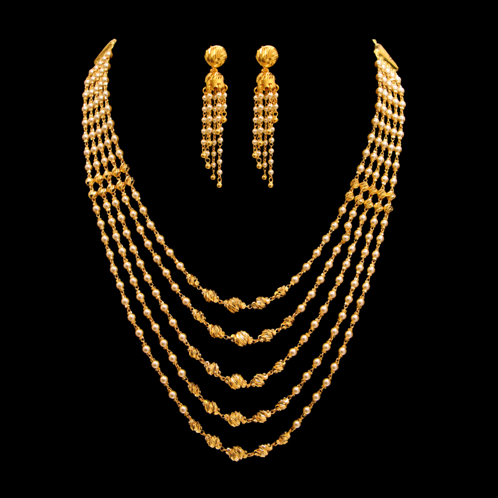 22K Gold Necklace Set