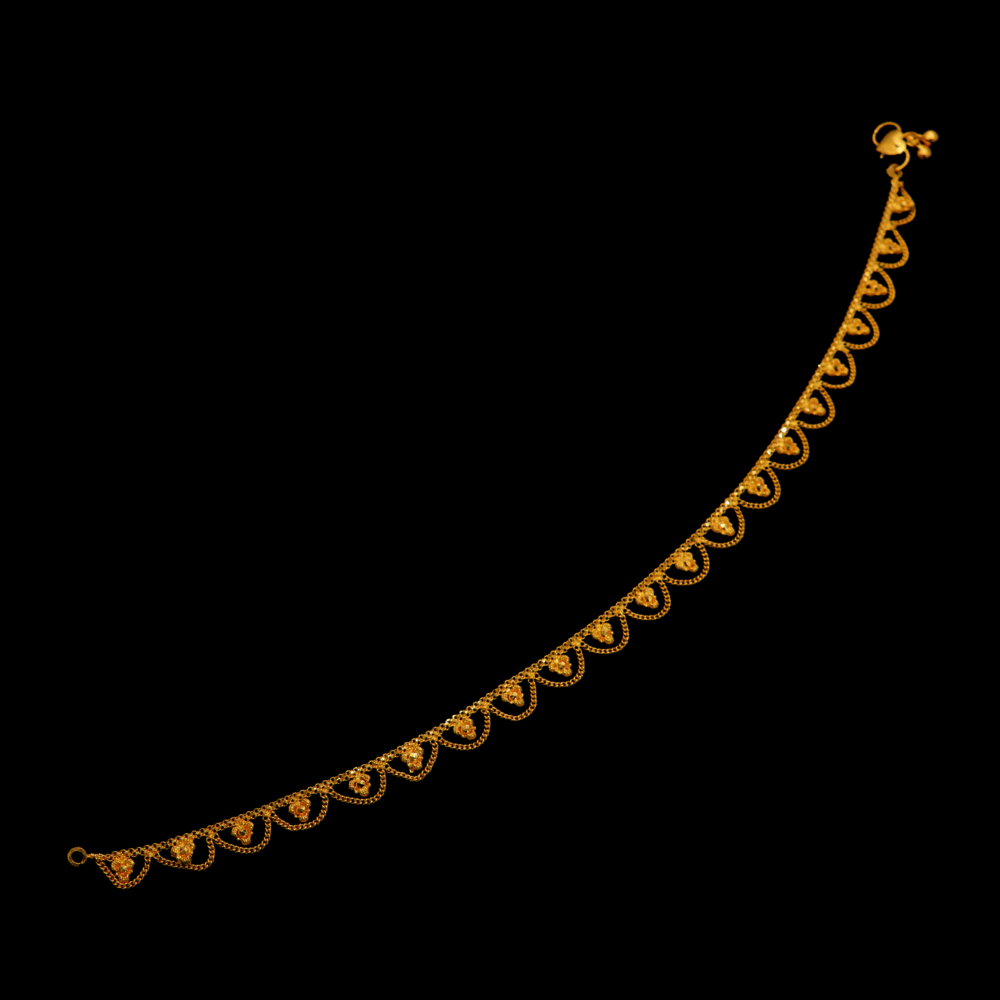 22K Gold Anklet  