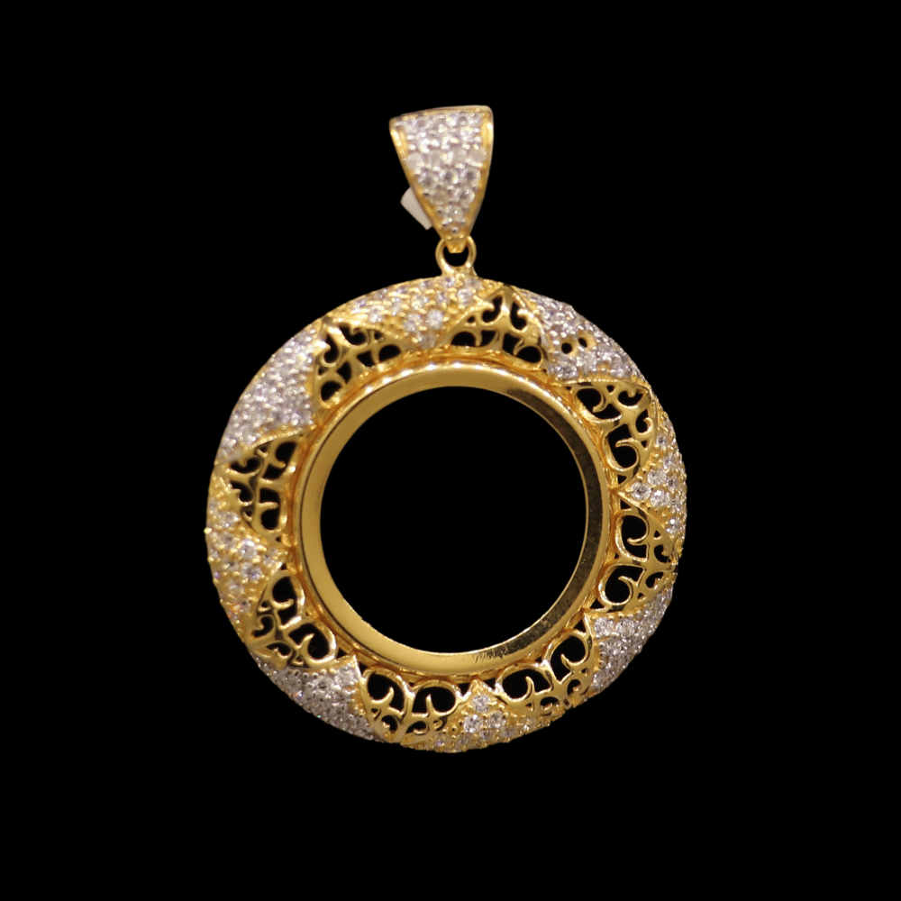 21K Gold Coin Frame 