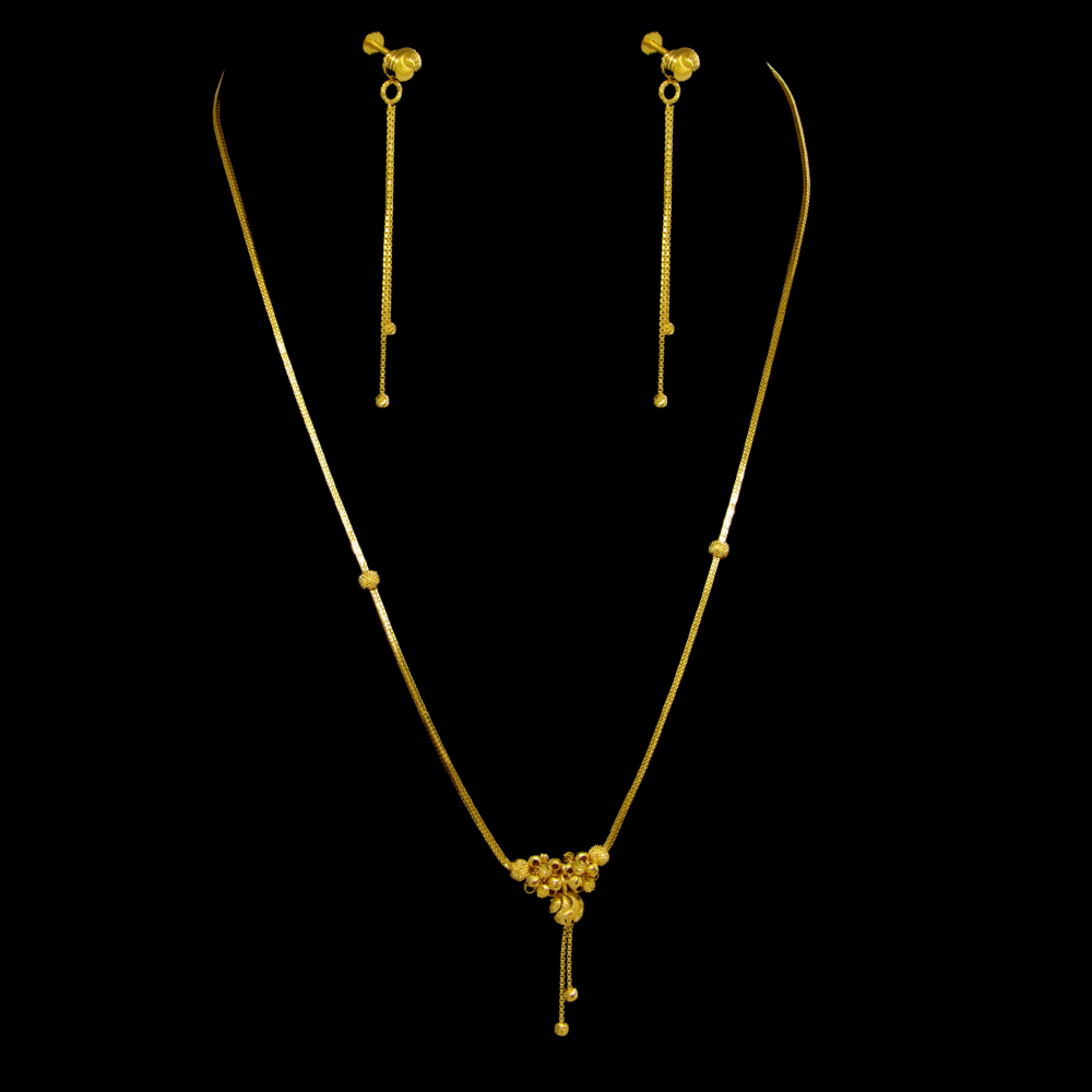 22K Gold Necklace Set