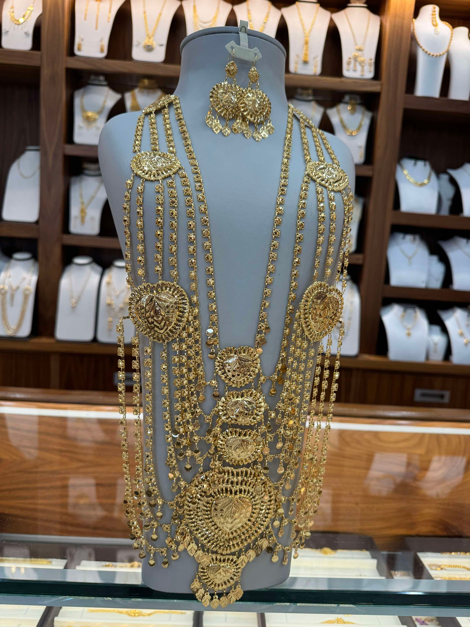 21K Gold Necklace Set 