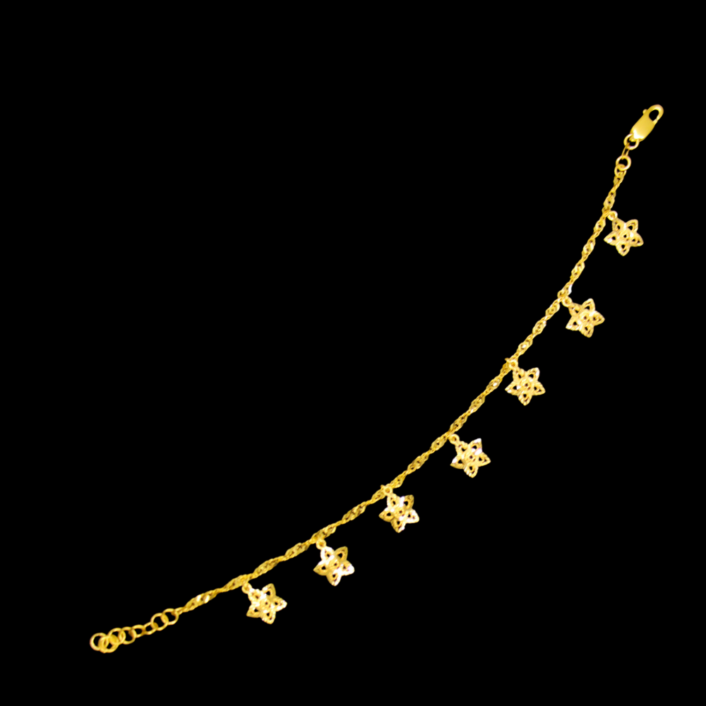 21K Gold Anklet