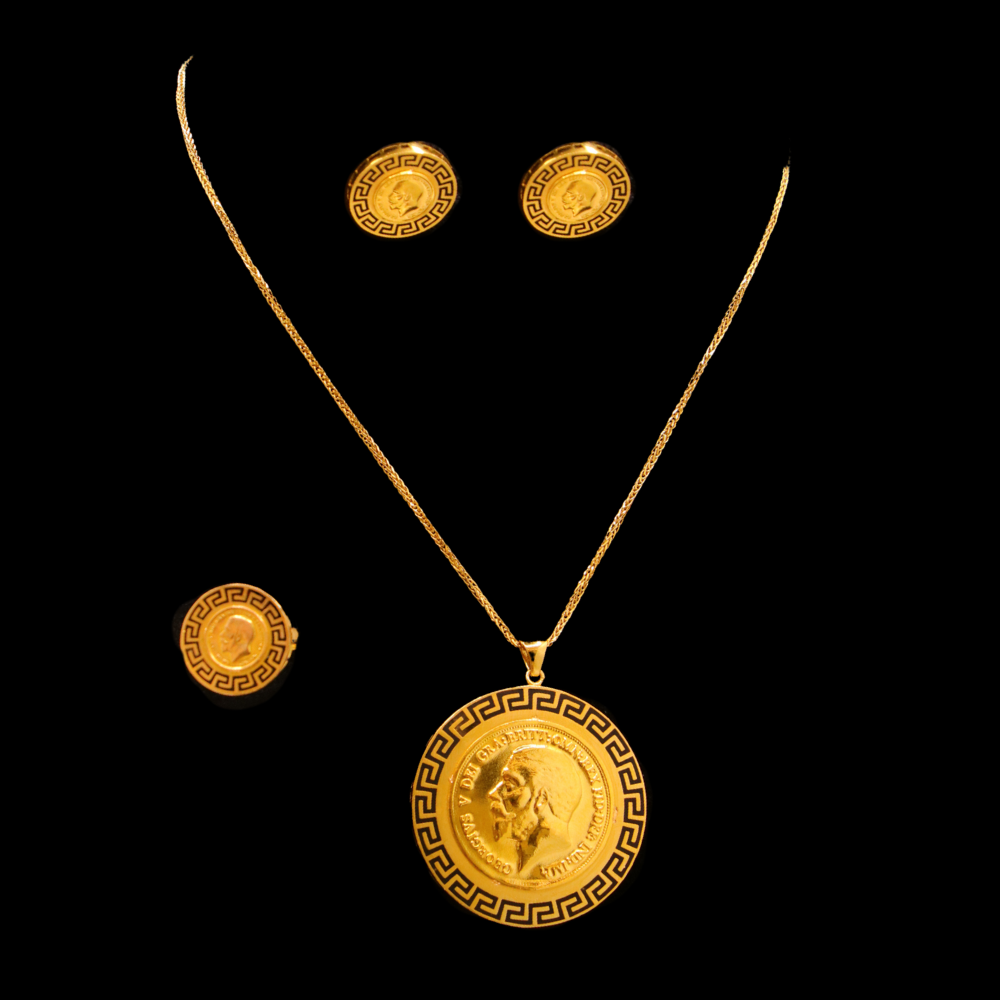 21K Gold Necklace Set