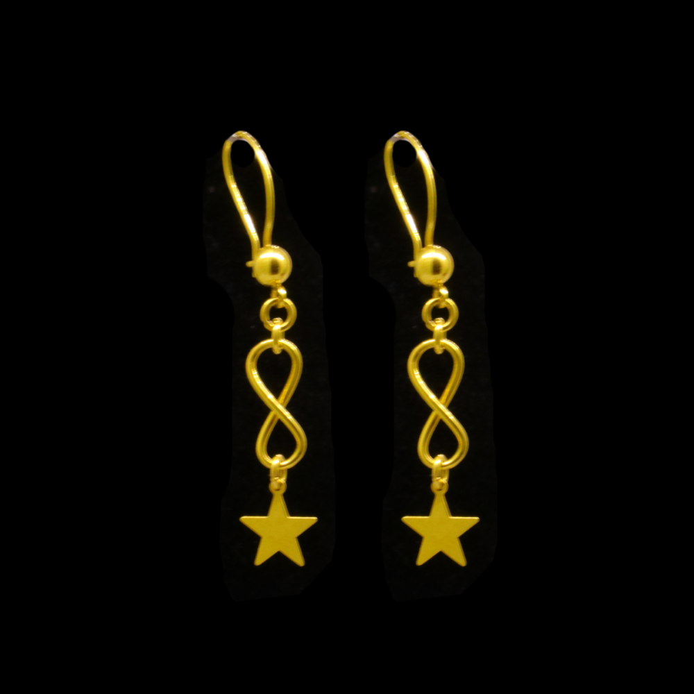 21K Gold Earrings