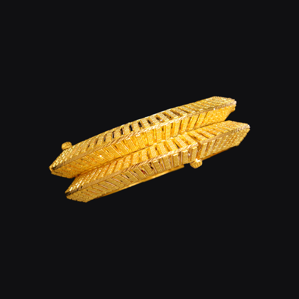 22K Gold Bangle Bracelets