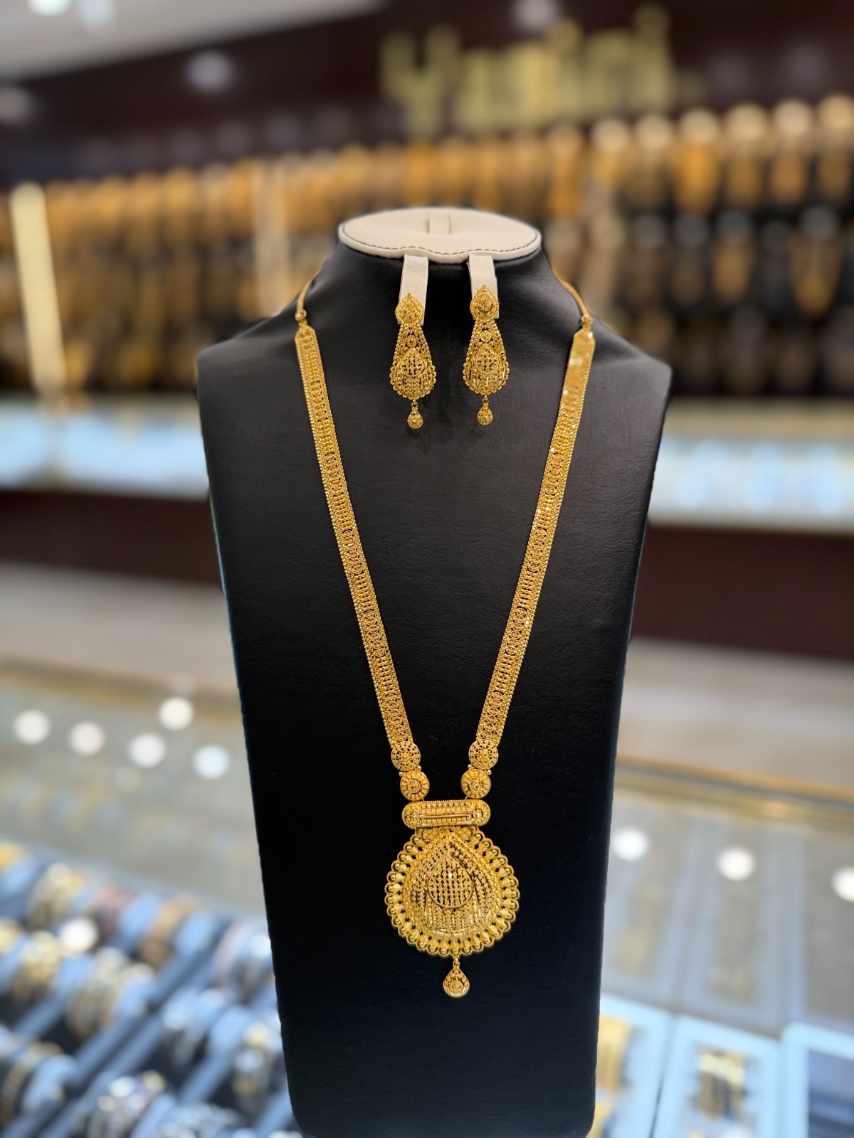 22K Gold Necklace Set    