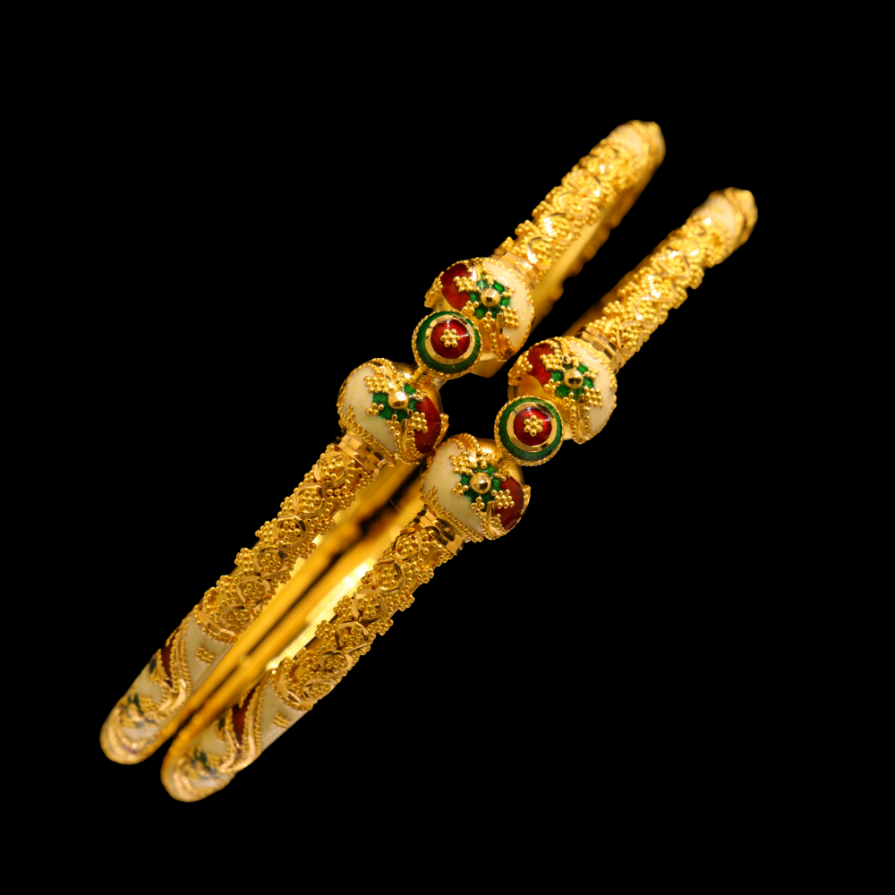 22K Gold Bangle Set