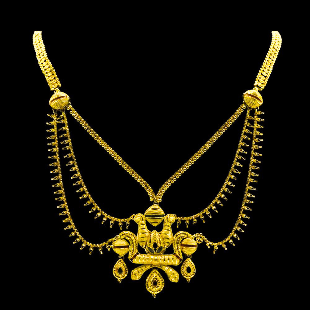 22K Gold Necklace | FL30813