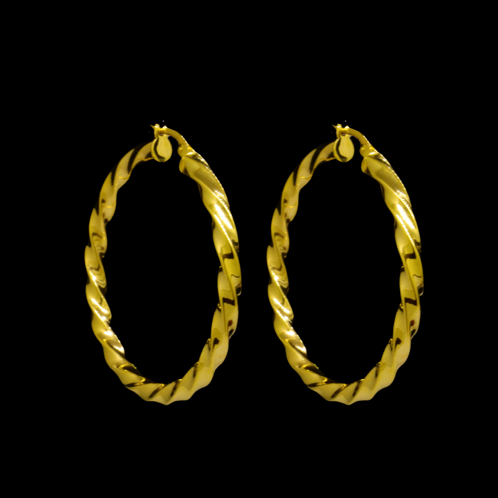 21K Gold Earrings