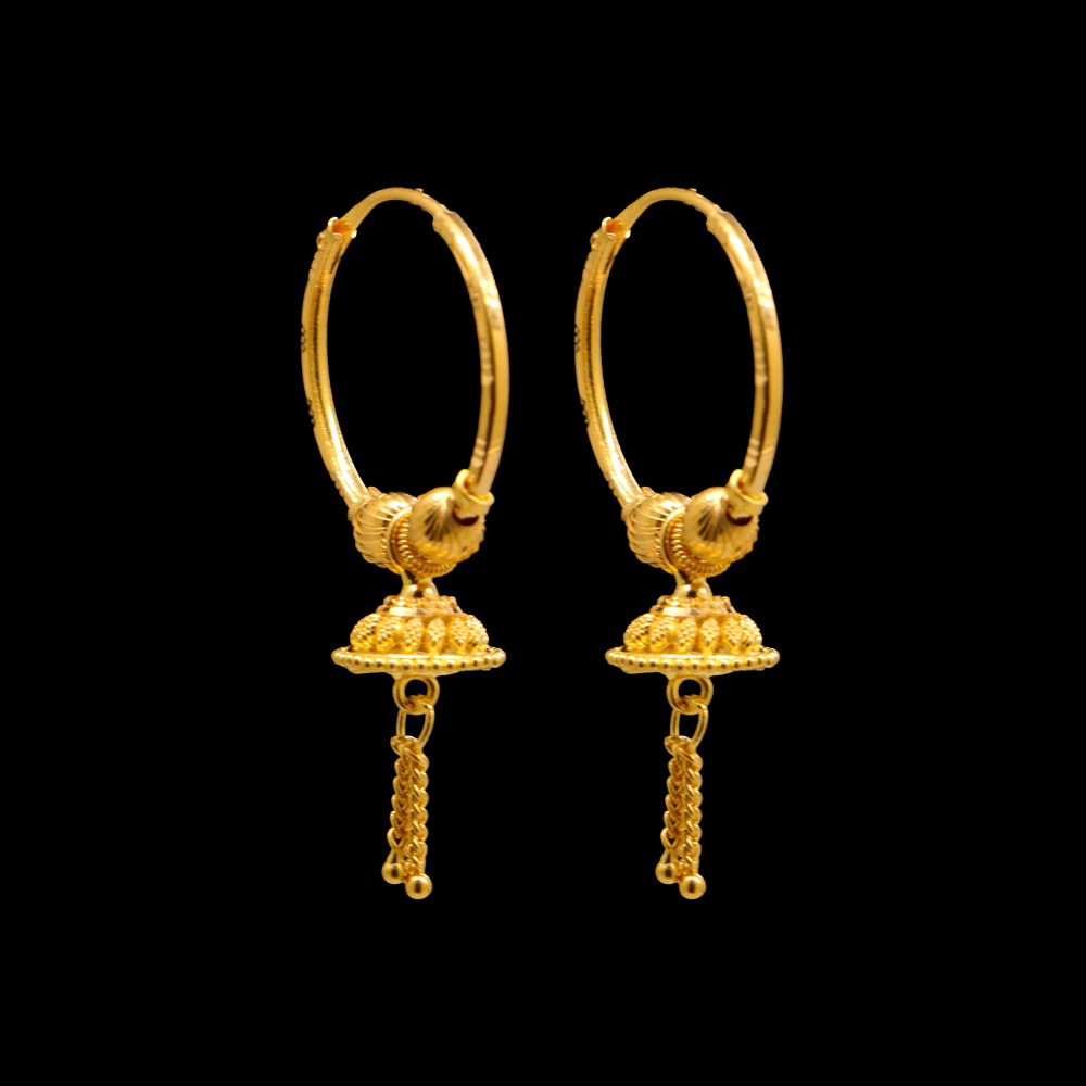 22k Gold Earrings 
