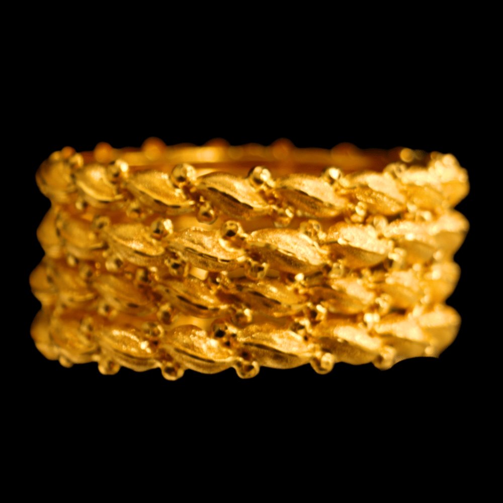 21K Gold Bangle Set (XS) 