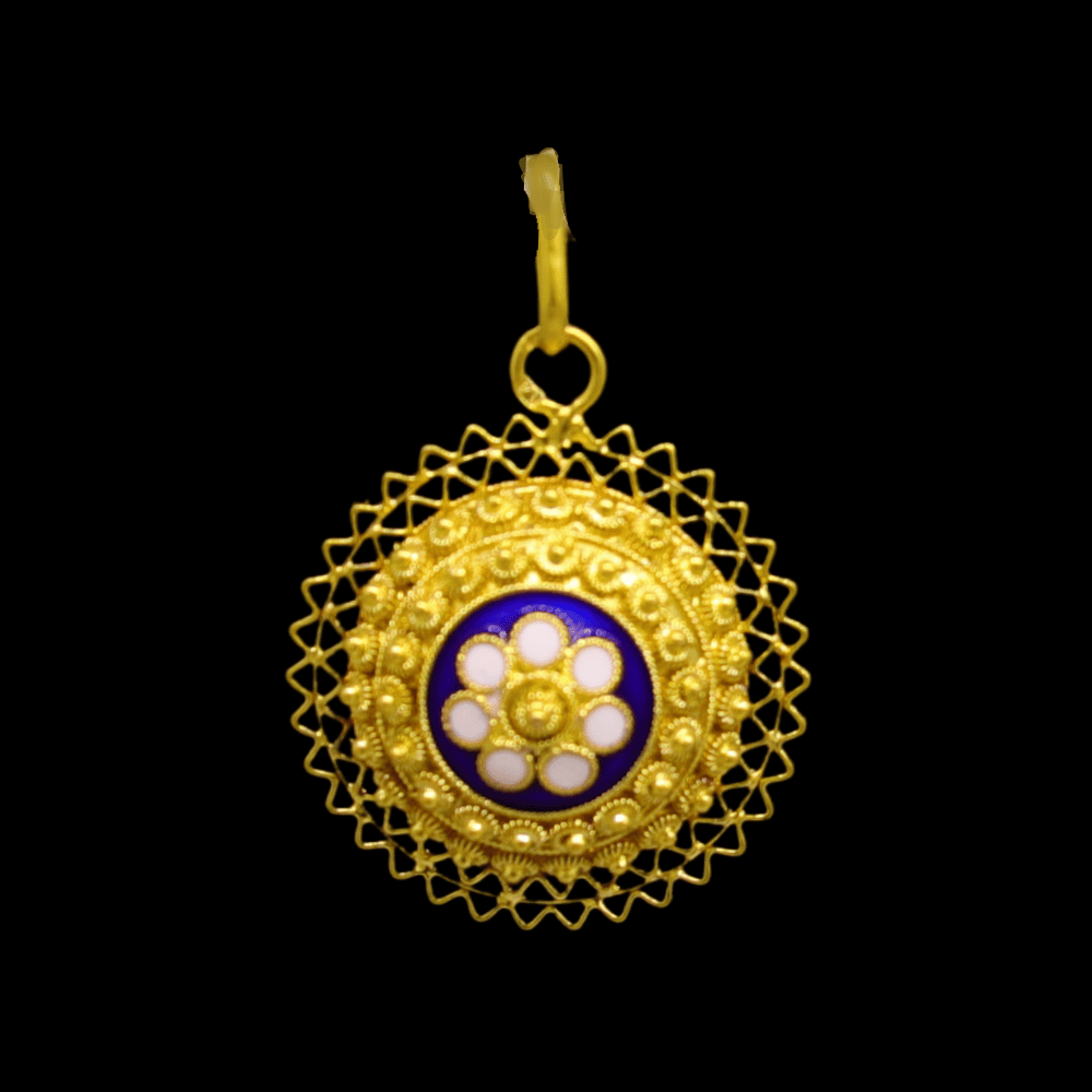 21K Gold Pendant 