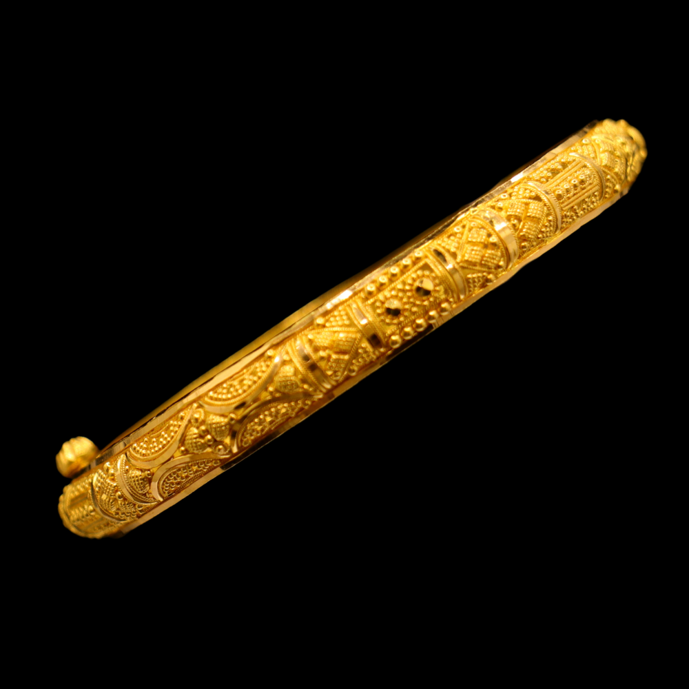 21k Gold Bangle Bracelet