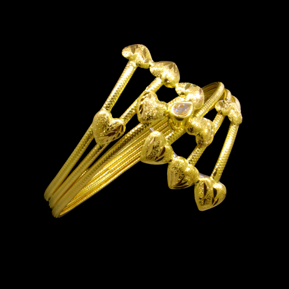 21k Gold Bangle Bracelet