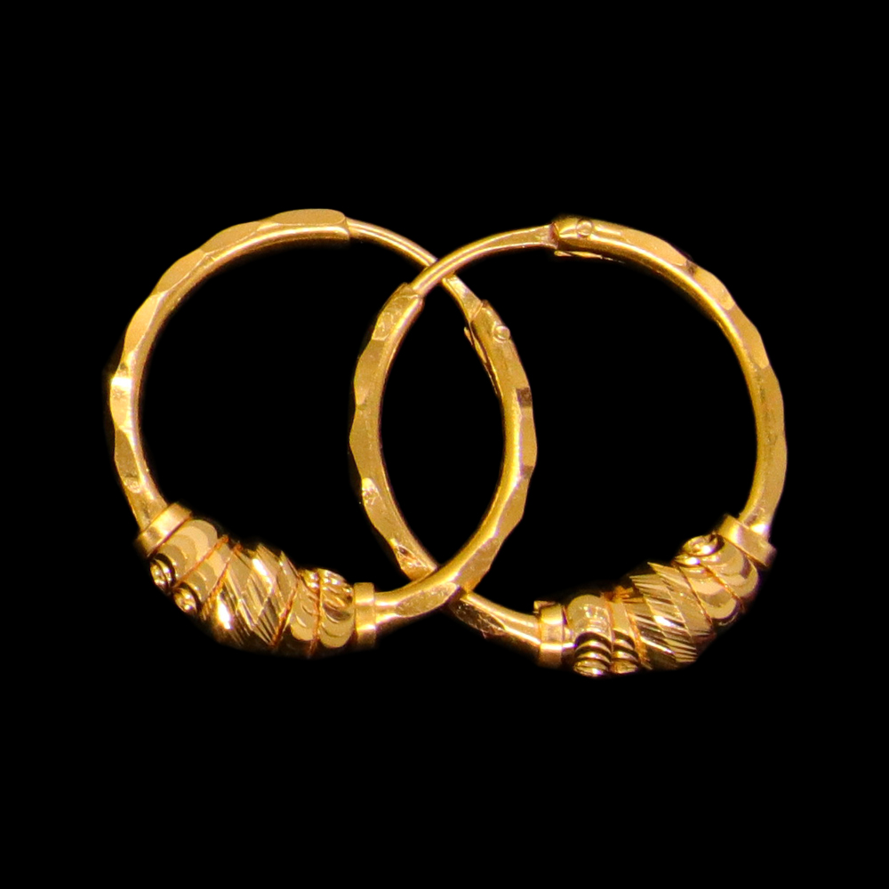 22k Gold Earrings